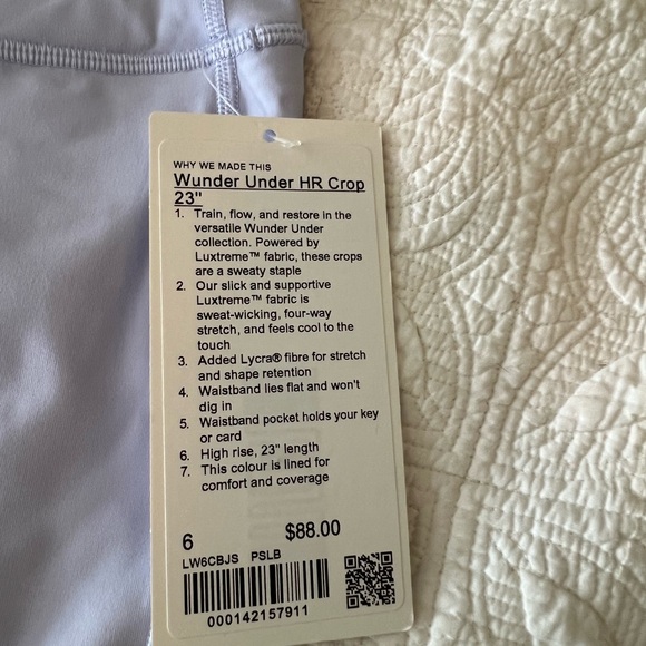 Lululemon Wunder Under HR Crop Yoga Pants (sz: 6) - Picture 7 of 8